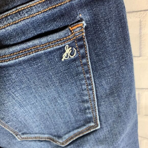 Sam Edelman The Kitten Raw Hem  Ankle Jeans Sz 28 - Picture 5 of 8